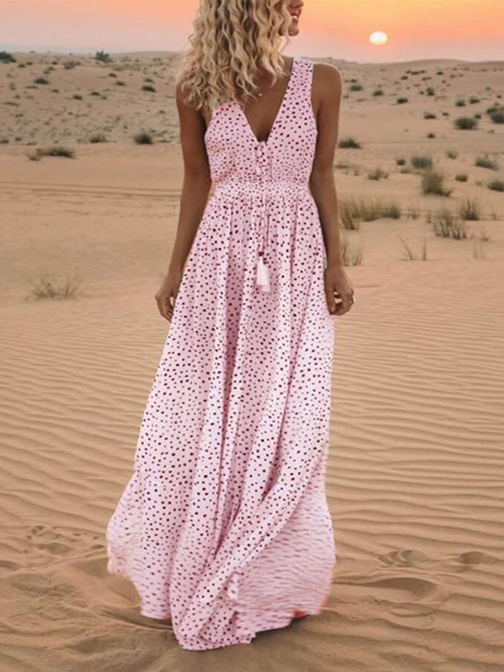 WW | Ärmelloses Maxikleid für Damen
