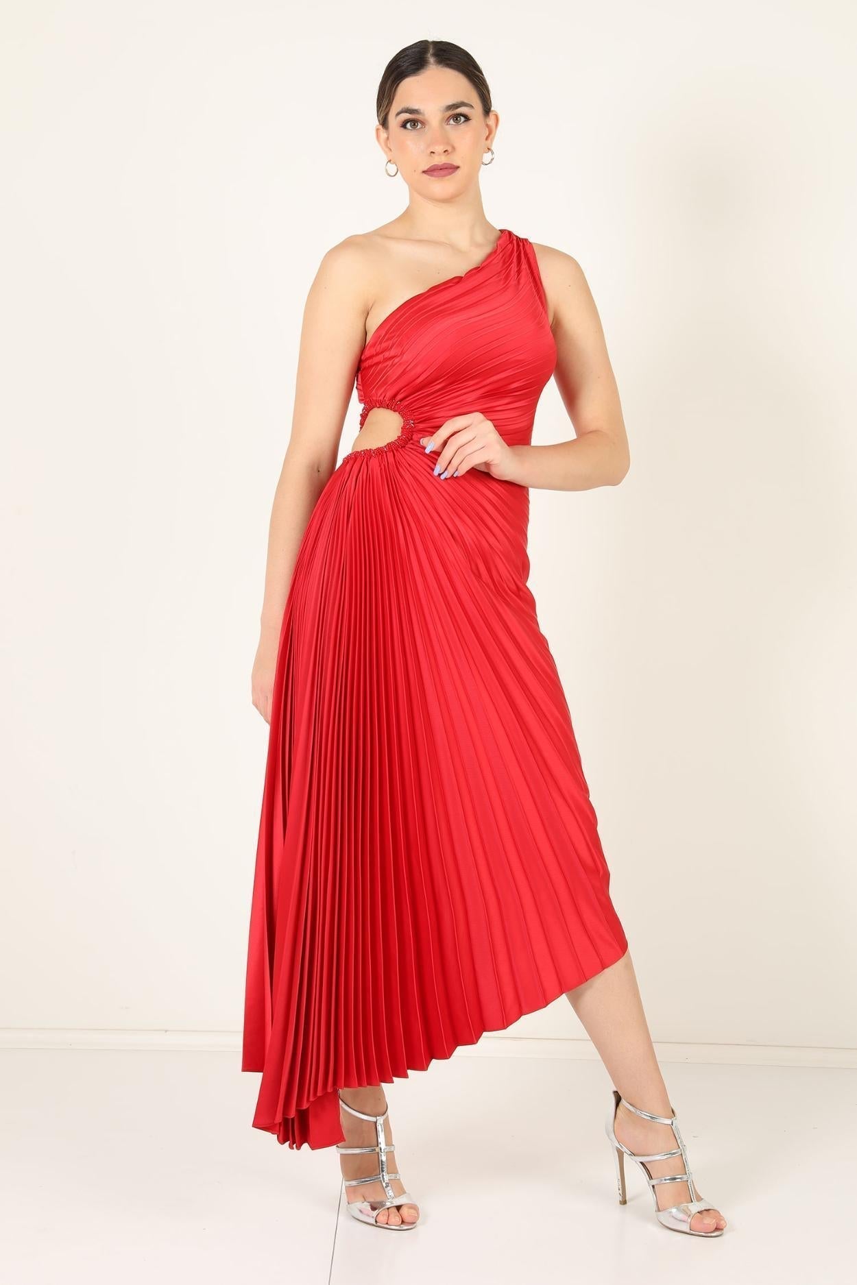 WW | One Shoulder Maxikleid