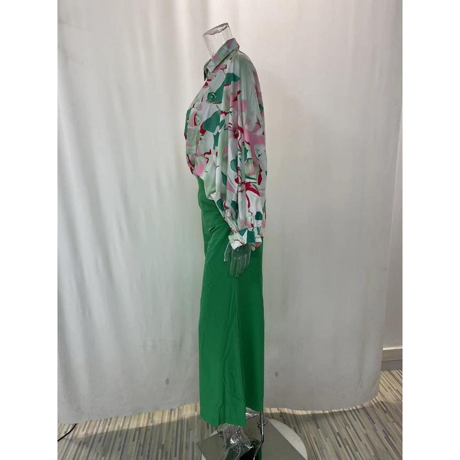 WW Damenanzug | Eleganter 2-teiliger Damenanzug mit Luxusdruck