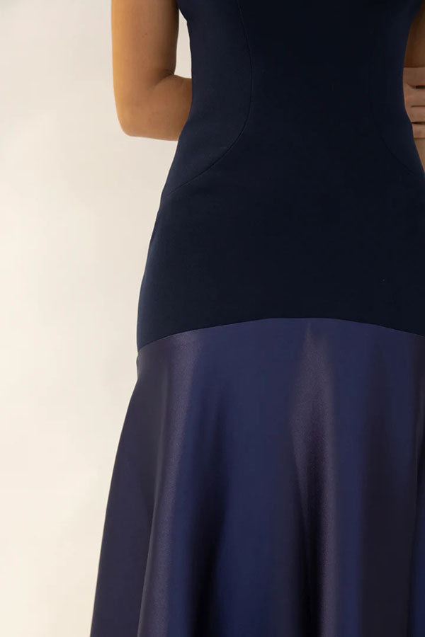Maxikleid aus Satin