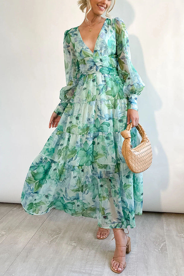 WW | Wickelkleid Mit Blumenmuster Für Damen
