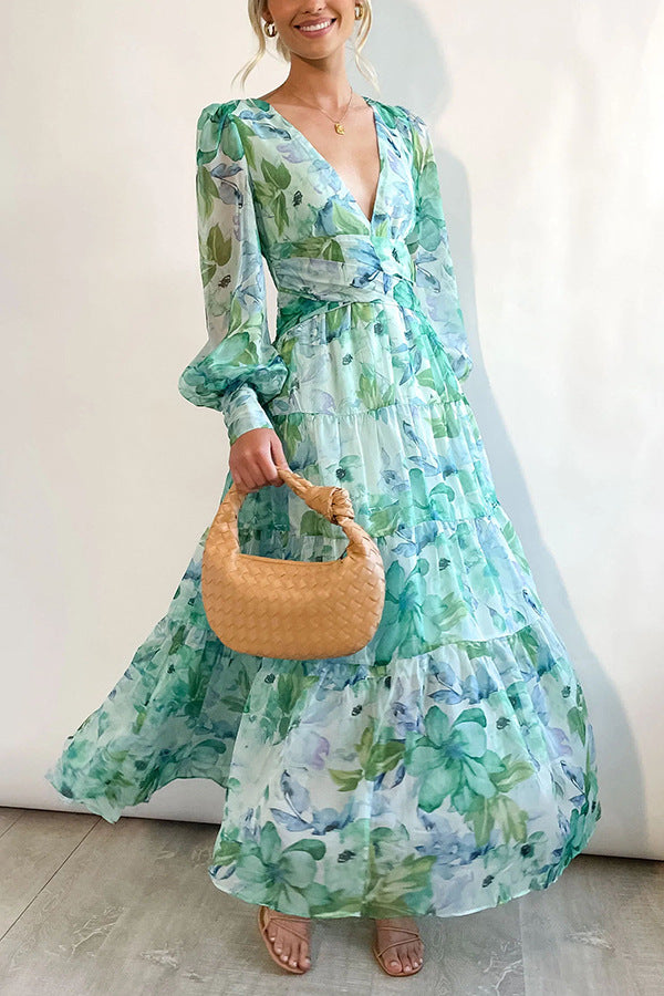WW | Wickelkleid Mit Blumenmuster Für Damen