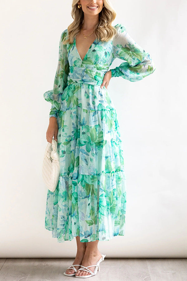WW | Wickelkleid Mit Blumenmuster Für Damen