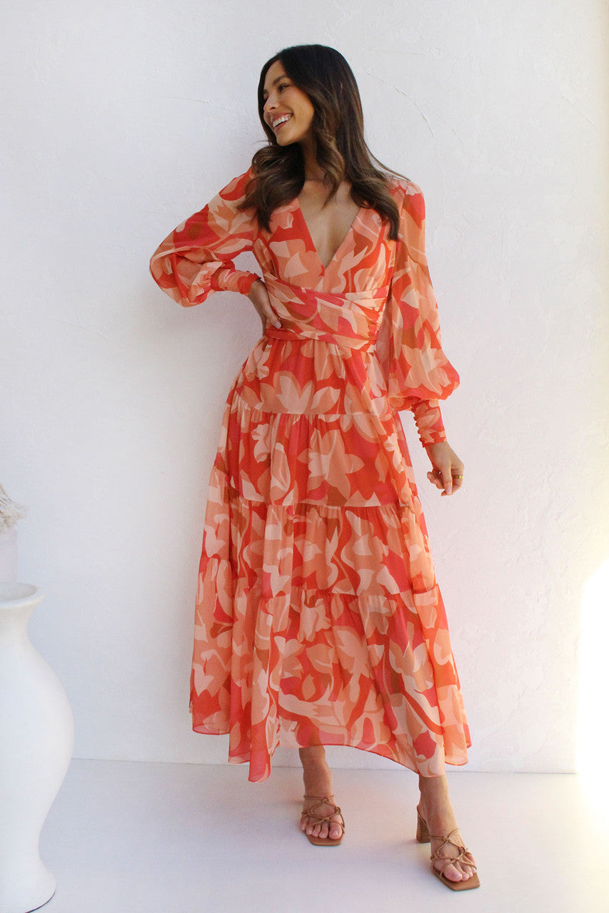WW | Wickelkleid Mit Blumenmuster Für Damen