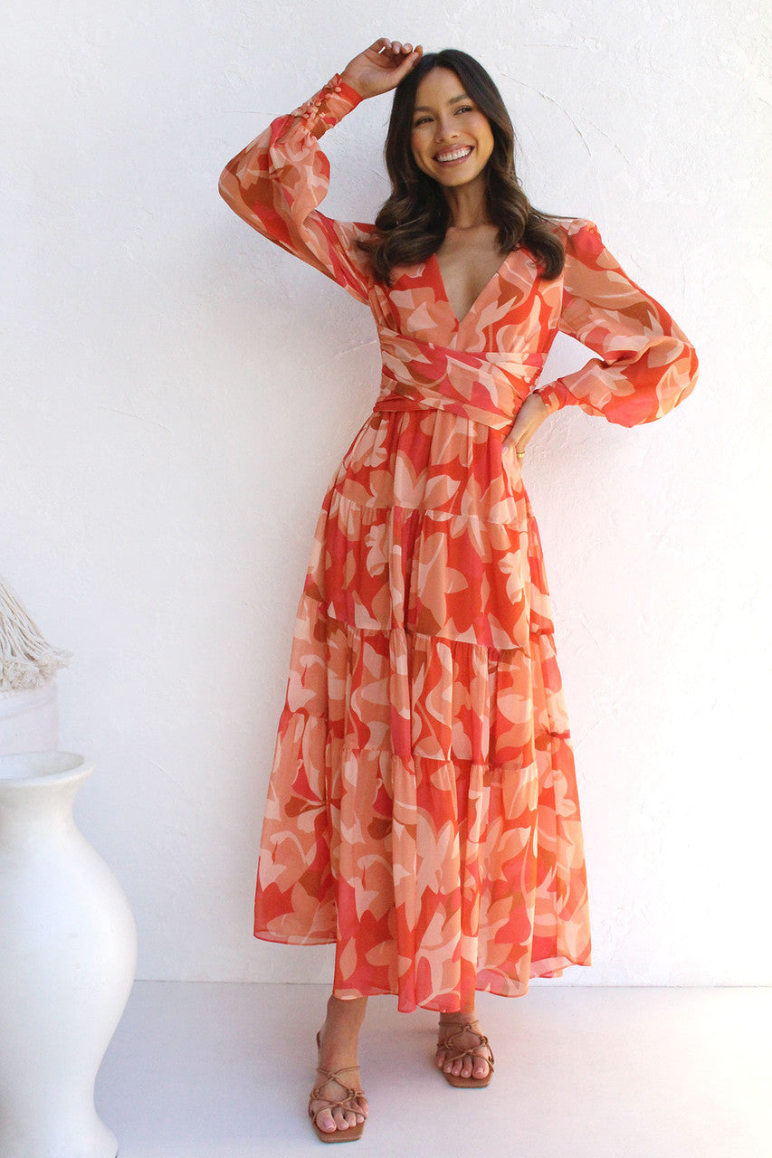 WW | Wickelkleid Mit Blumenmuster Für Damen
