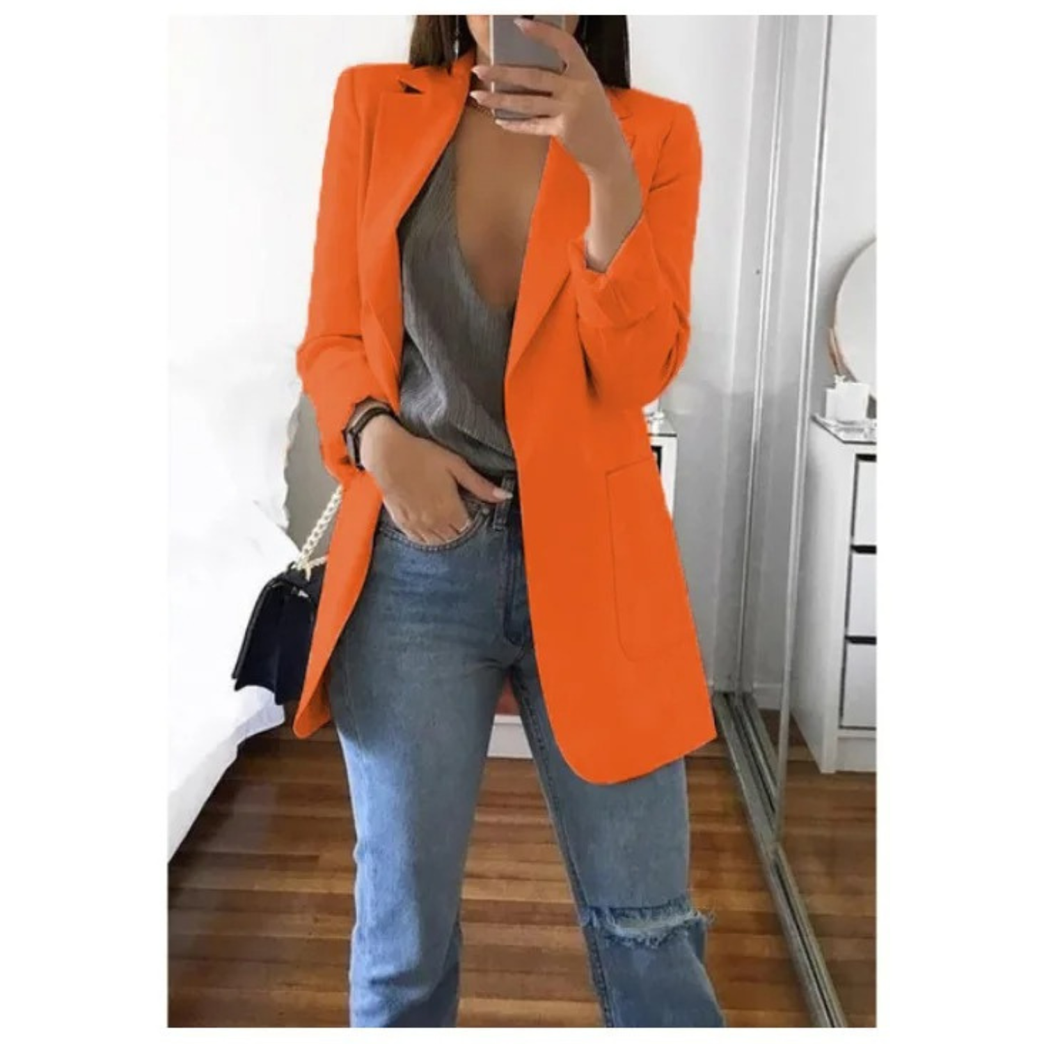 WW | Blazer für Frauen Khaki Farbe Herbst Moda