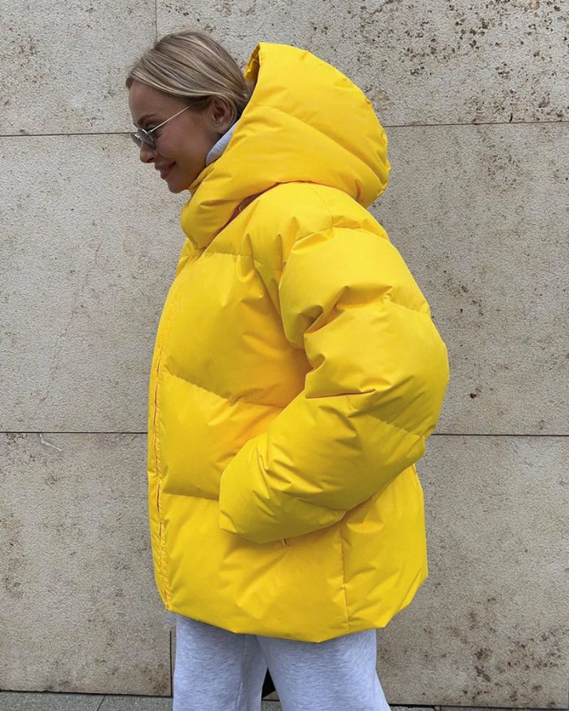 WW | Lockere Baumwollgefütterte Jacke