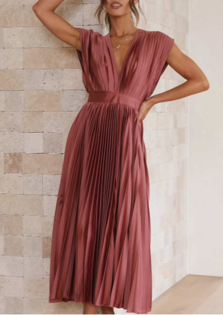 WW | Elegantes Maxikleid Aus Leichtem Stoff