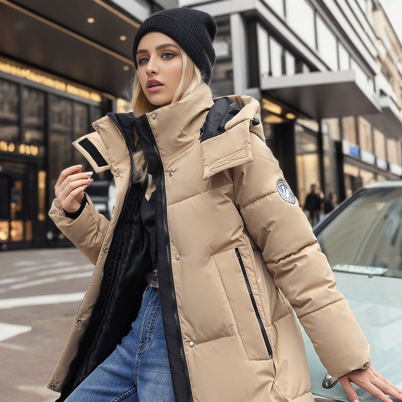 WW | Stylische Kapuzen Baumwolljacke mit Ärmellogo