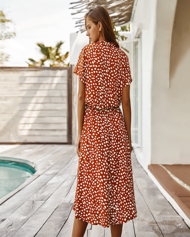 WW | Hemdkleid Für Damen Midi