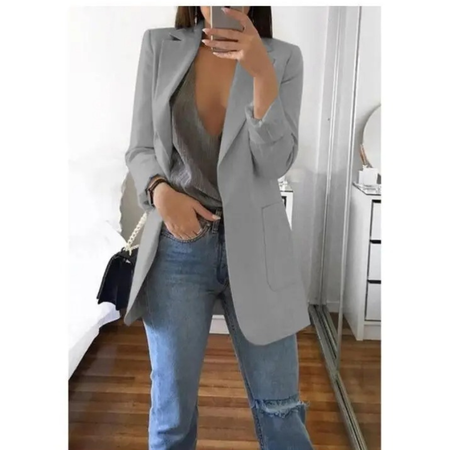 WW | Blazer für Frauen Khaki Farbe Herbst Moda