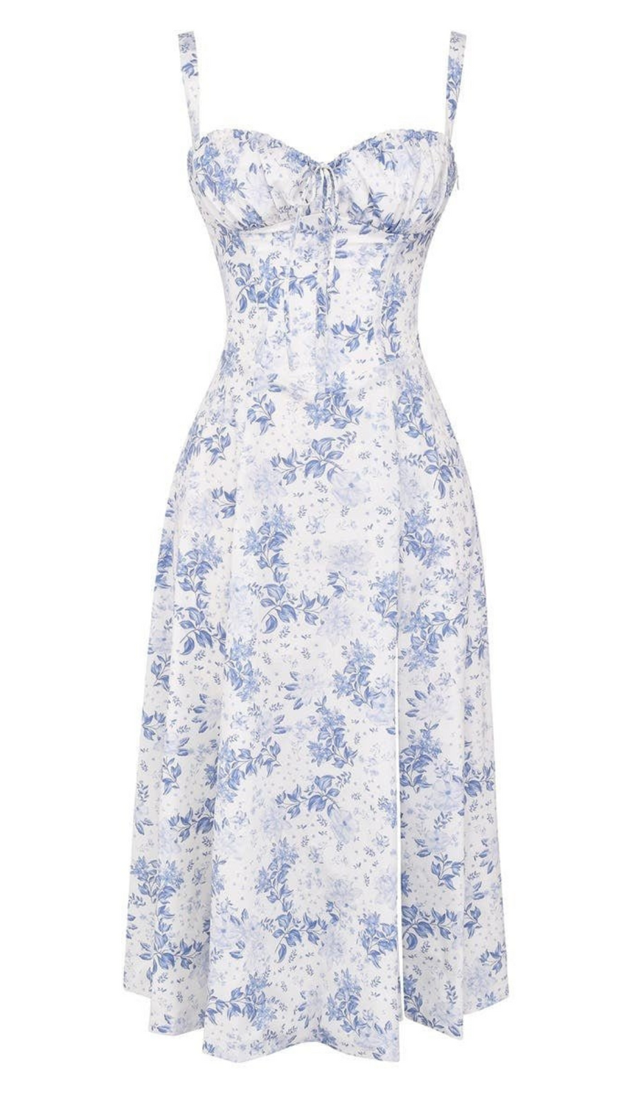 WW | Blumen Kleid für Frauen Midi
