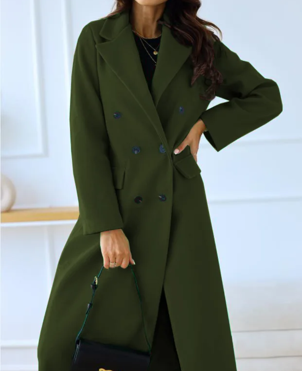 WW | Lange Elegante Taillierte Trenchcoat Für Damen | Perfekt Für Herbst Und Winter