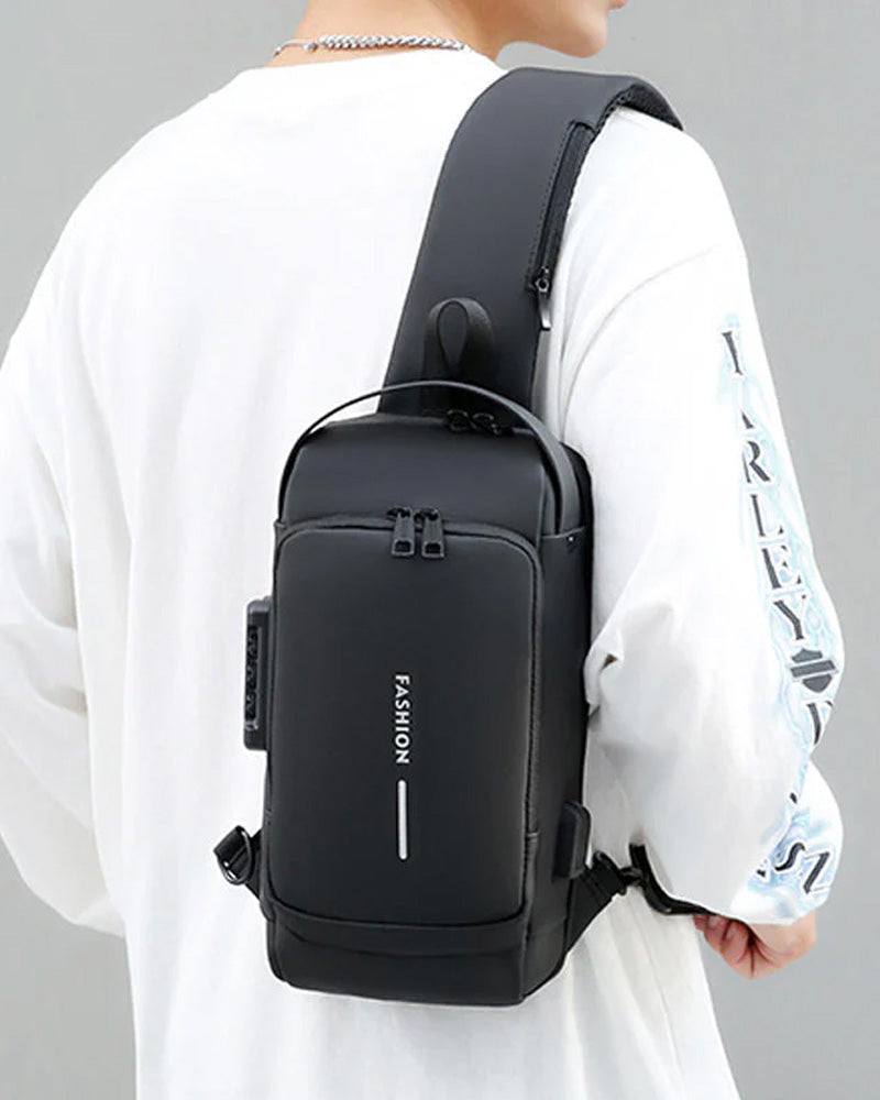WW | Diebstahlsichere Brusttasche mit Zahlenschloss