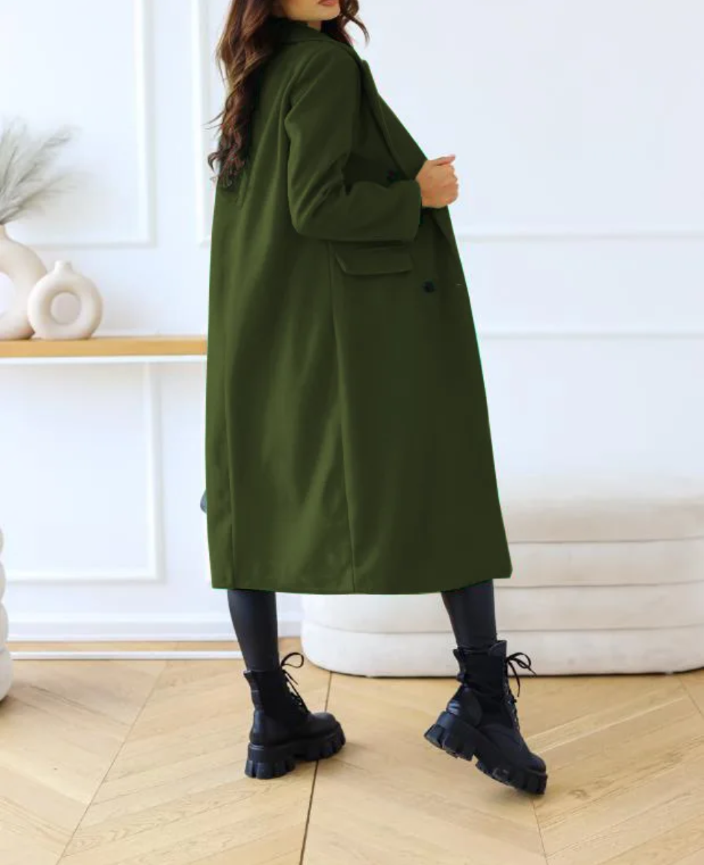 WW | Lange Elegante Taillierte Trenchcoat Für Damen | Perfekt Für Herbst Und Winter