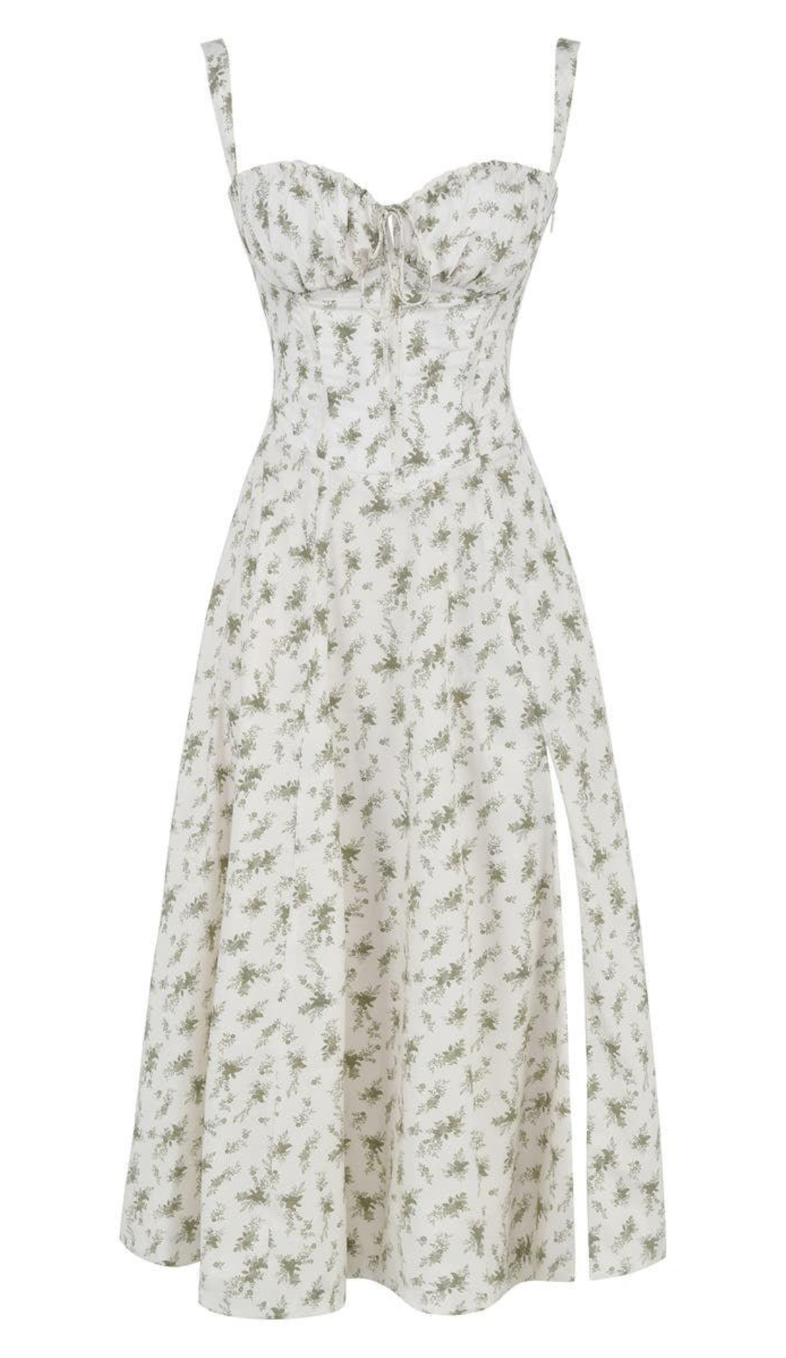 WW | Blumen Kleid für Frauen Midi