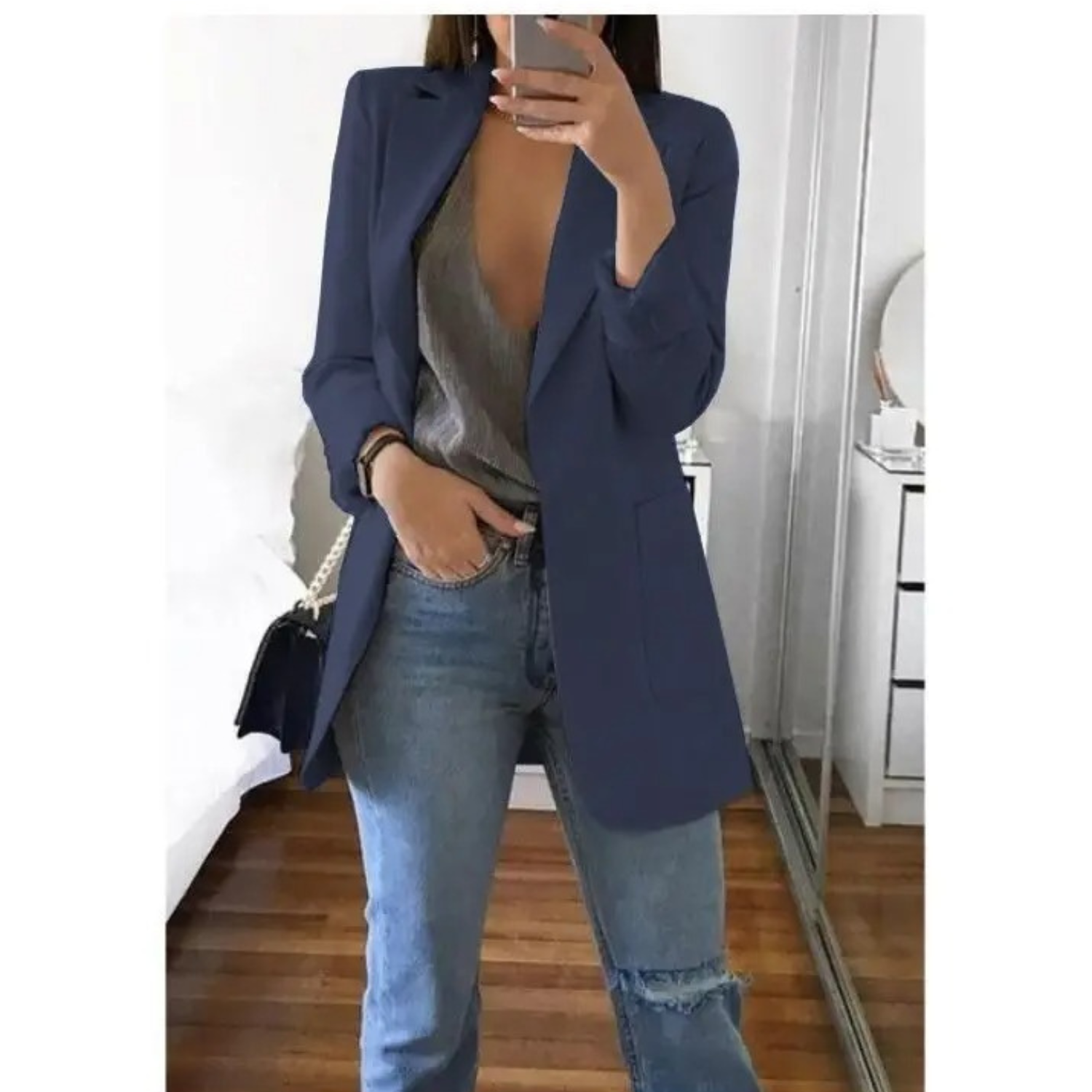 WW | Blazer für Frauen Khaki Farbe Herbst Moda