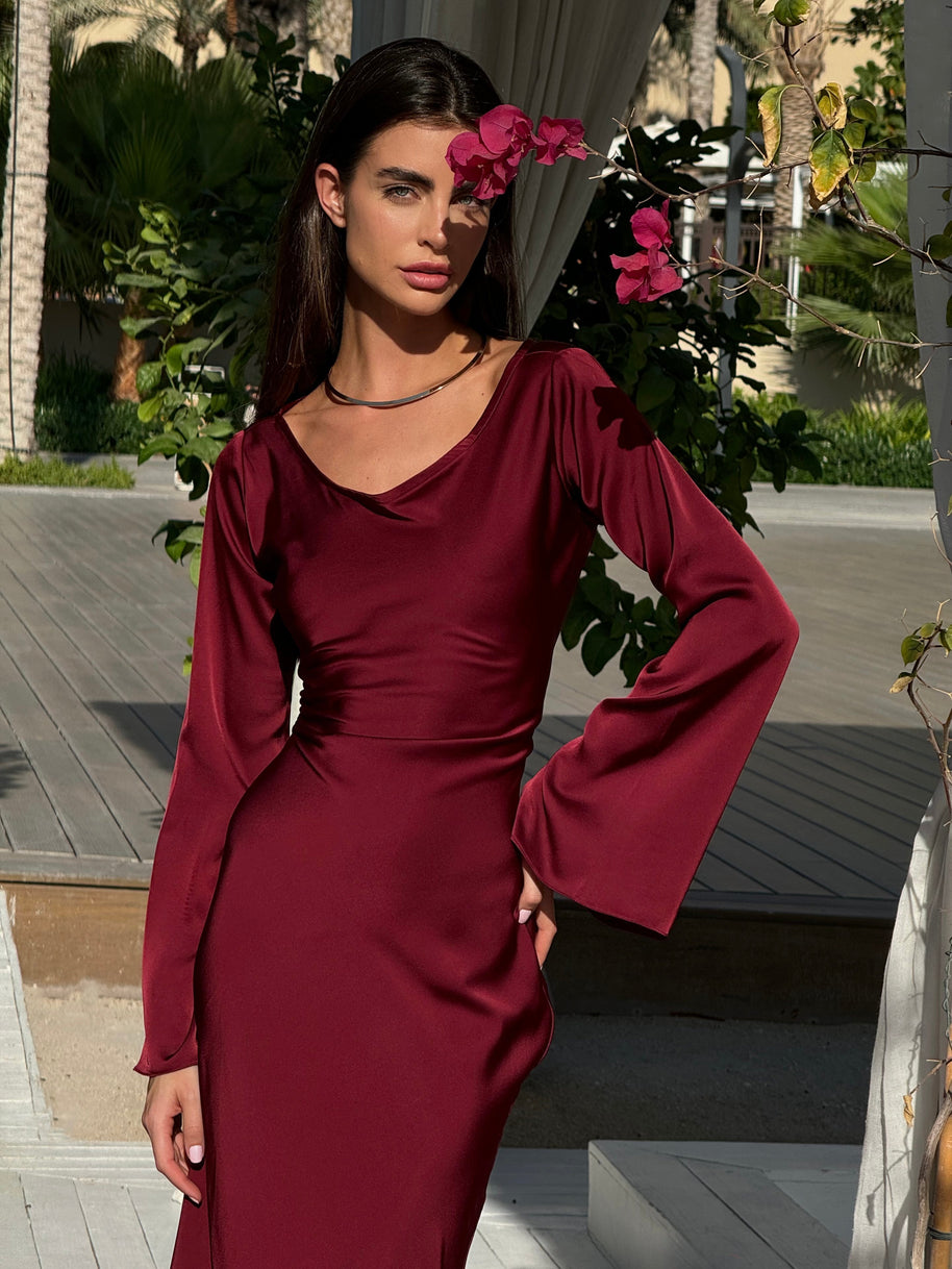 WW | Leichte Maxikleid mit Romantischem Schnitt