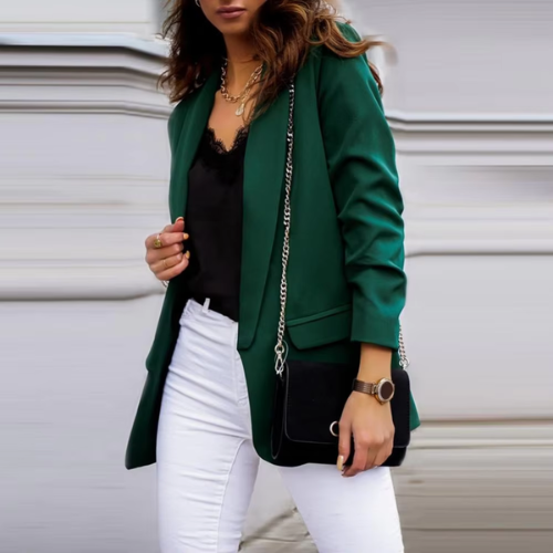 WW | Stilvolle Damen Blazer mit Einzelknopfverschluss Ideal für Die Arbeit