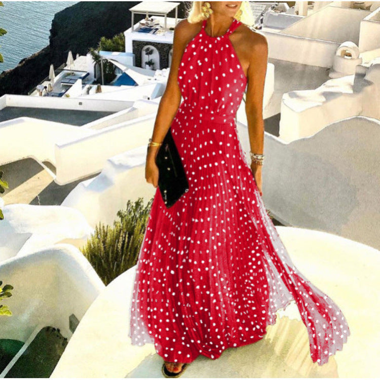WW | Elegantes Boho Maxikleid Mit Falten