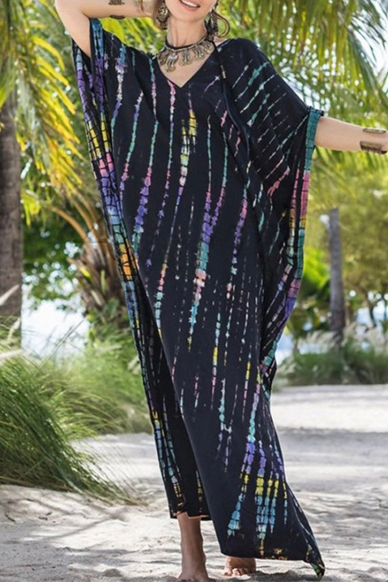 WW | Lässige Ferien Druck Badebekleidung Cover Up