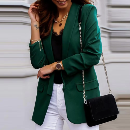 WW | Stilvolle Damen Blazer mit Einzelknopfverschluss Ideal für Die Arbeit