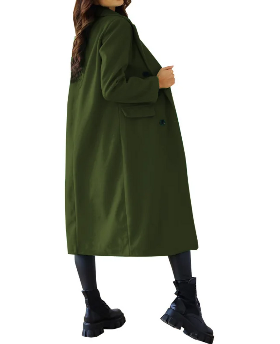 WW | Lange Elegante Taillierte Trenchcoat Für Damen | Perfekt Für Herbst Und Winter
