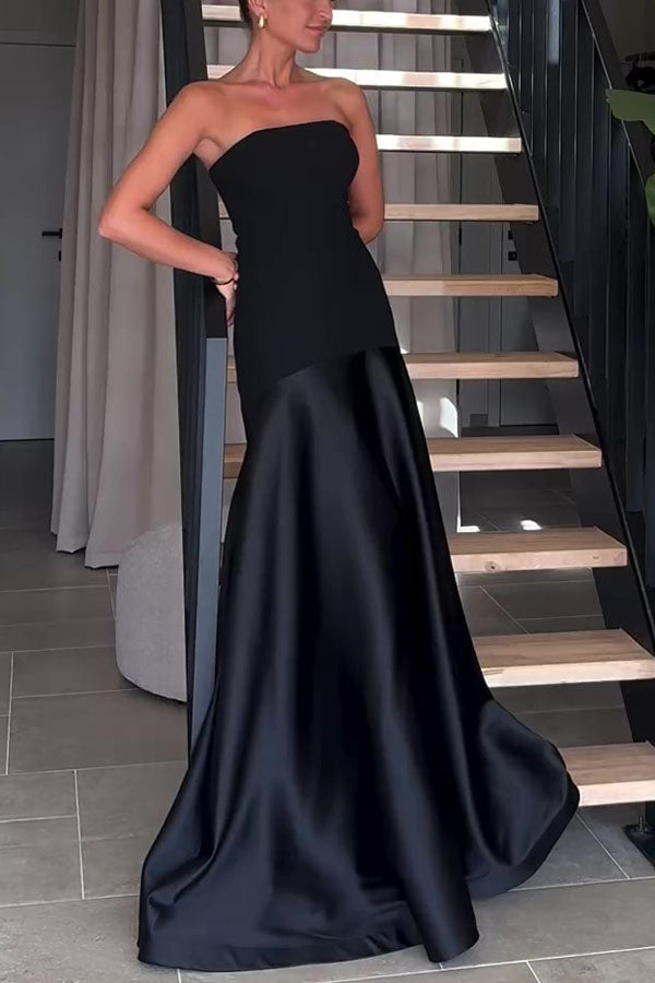 Maxikleid aus Satin