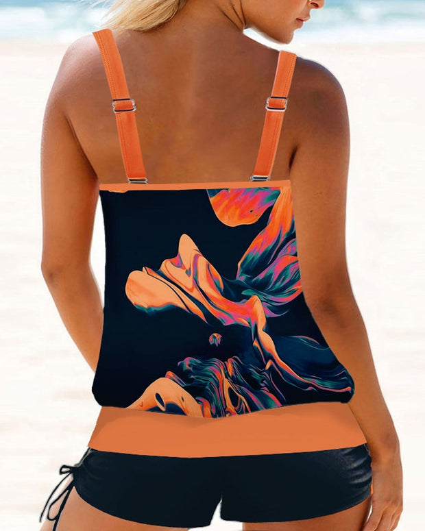 WW | Tankini Badeanzug mit Stilvollem Druck