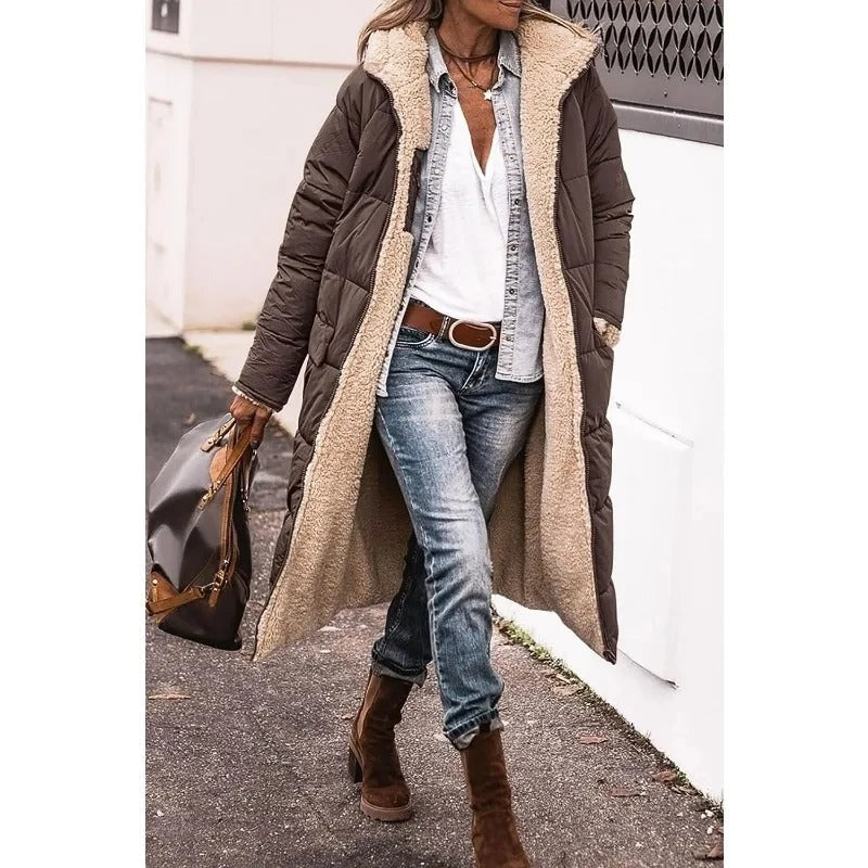 WW | Warme Damen Winterjacke mit Weicher Fütterung