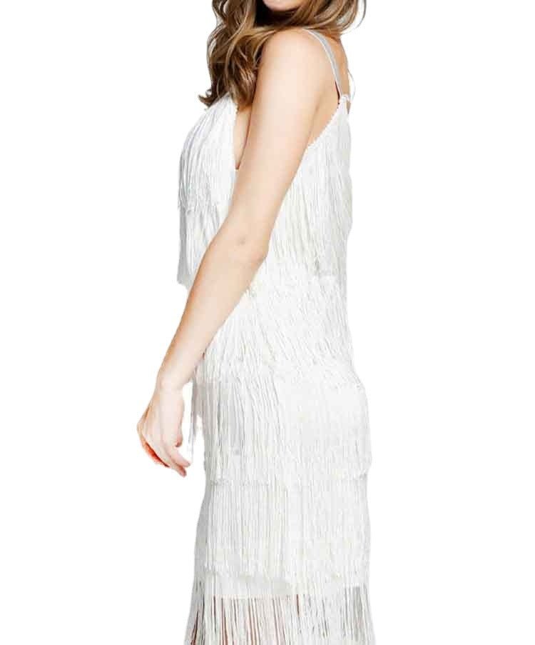 WW | 1920Er Jahre Inspiriertes Flapper-Midi-Kleid