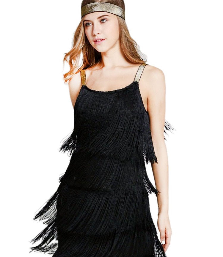 WW | 1920Er Jahre Inspiriertes Flapper-Midi-Kleid