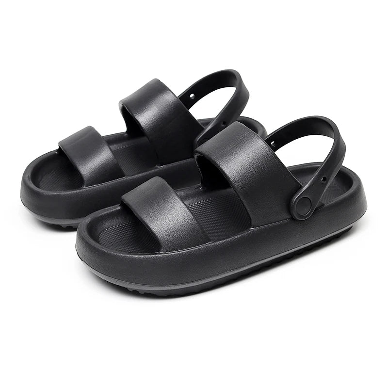 WW - Orthopädische Sandalen | Comfort Plus Pantoletten mit Doppelriemen | Gepolsterte, lässige Slip-On-Sandalen
