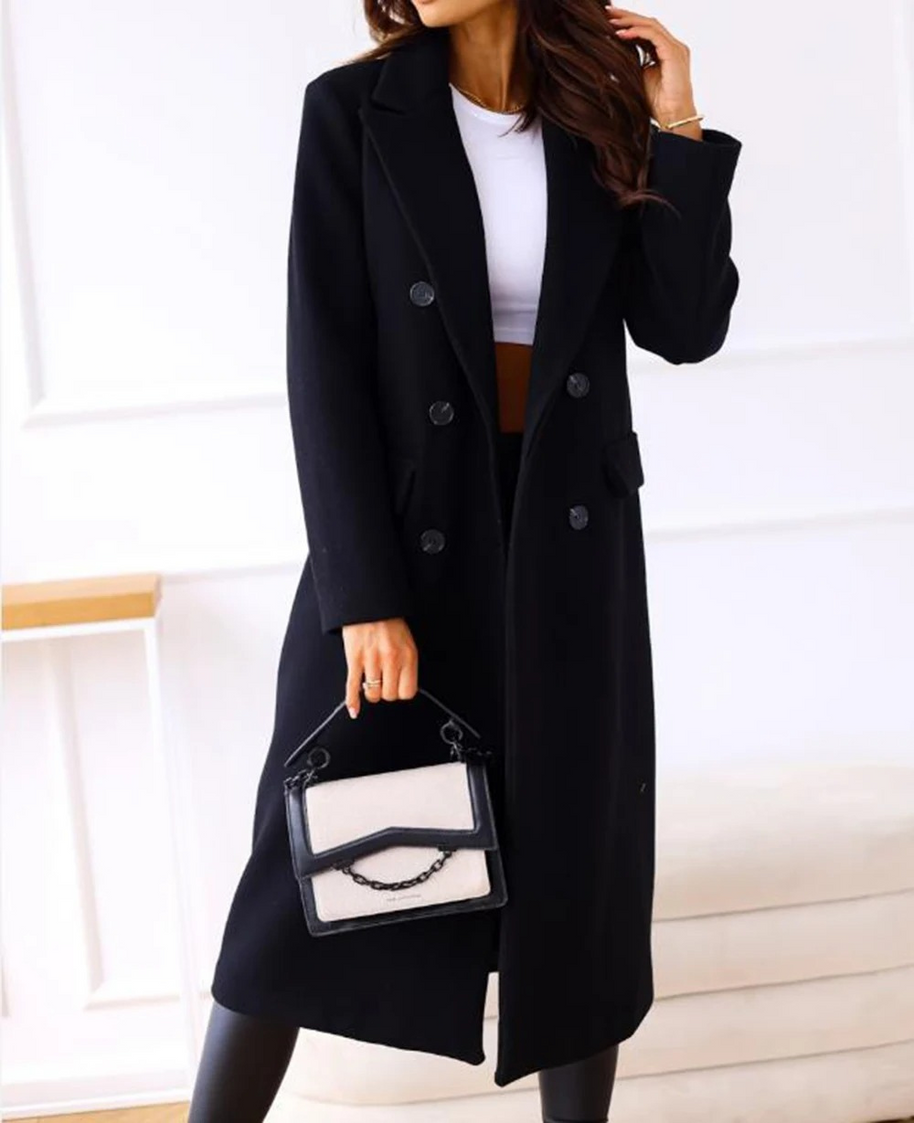 WW | Lange Elegante Taillierte Trenchcoat Für Damen | Perfekt Für Herbst Und Winter