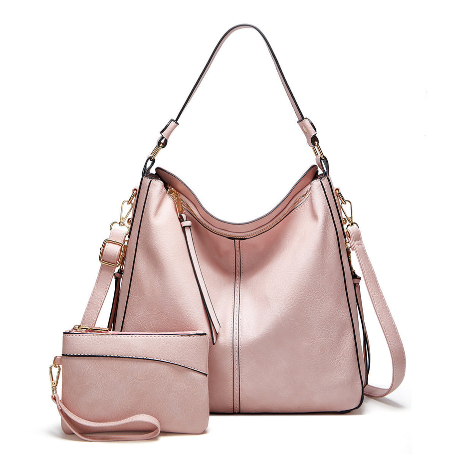WW | Leder Tasche Mit Großer Kapazität Und Seitenfächern