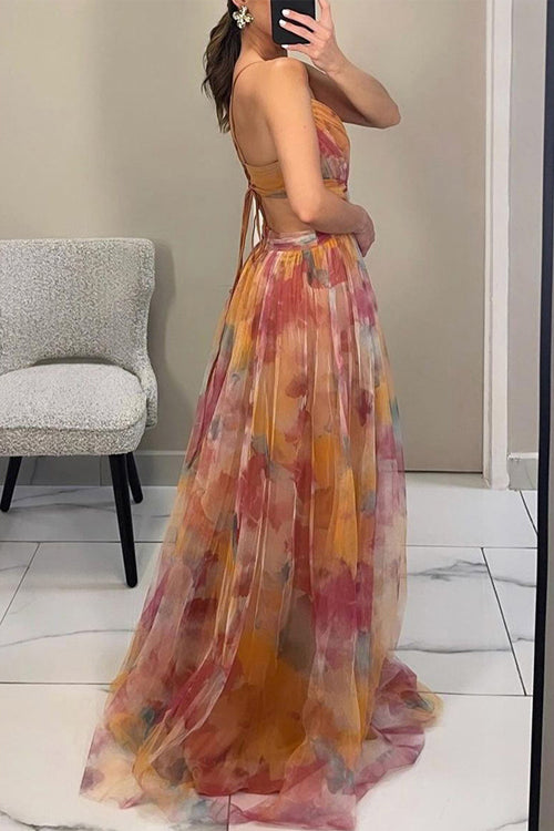WW | Enchant My Love Print Maxi Kleid