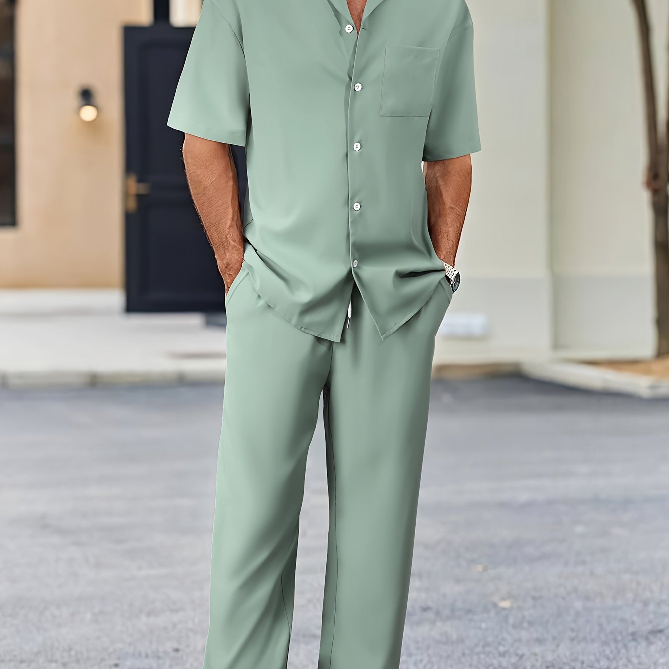 WW | Sommeroutfitsatz in Einfarbiger Farbe