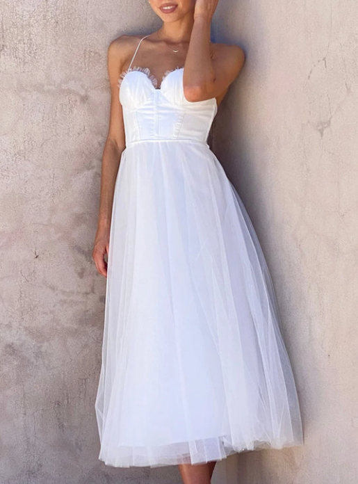 WW | Ärmelloses Midi Kleid