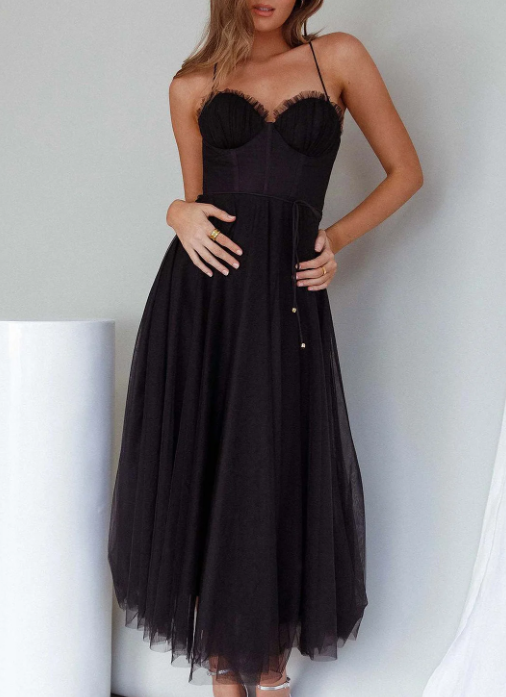 WW | Ärmelloses Midi Kleid