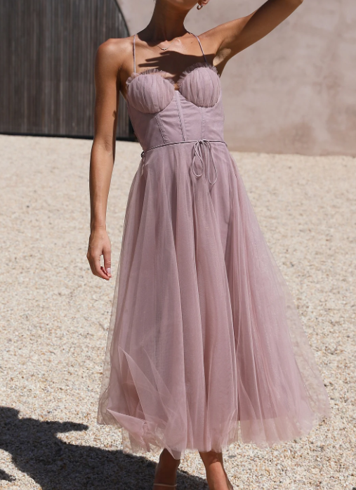 WW | Ärmelloses Midi Kleid