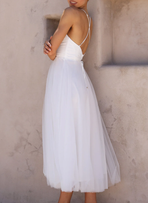 WW | Ärmelloses Midi Kleid