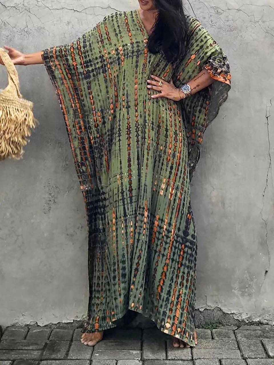WW | Sommer Kaftan Maxi Kleid
