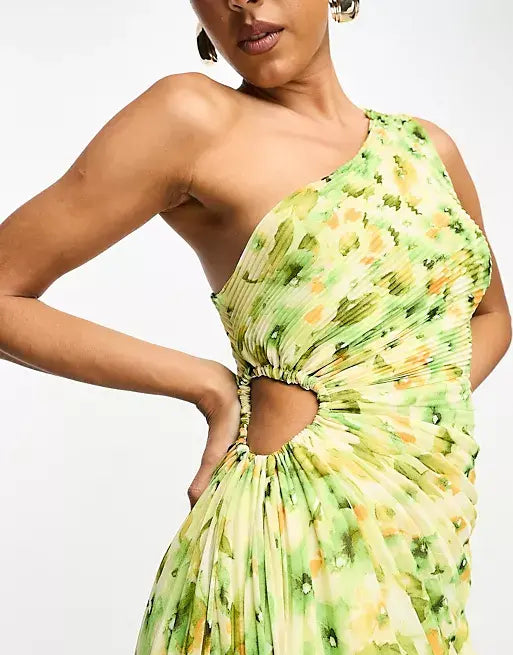 WW | One Shoulder Maxikleid