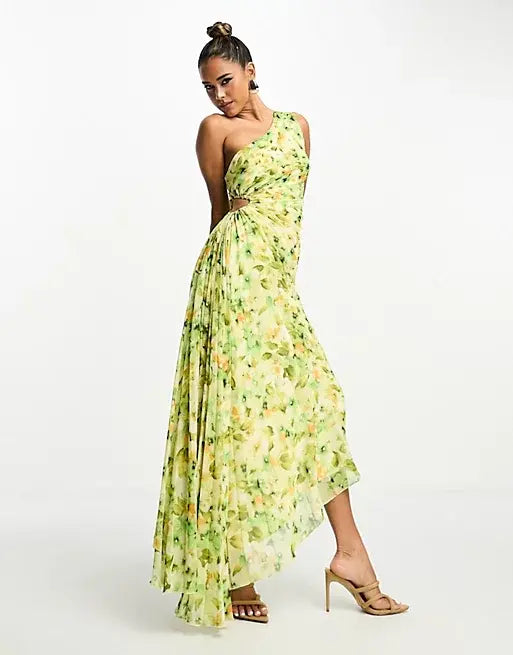 WW | One Shoulder Maxikleid