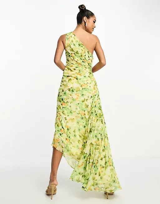 WW | One Shoulder Maxikleid