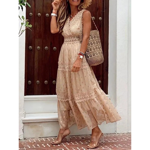 WW | Boho Maxikleid Für Damen