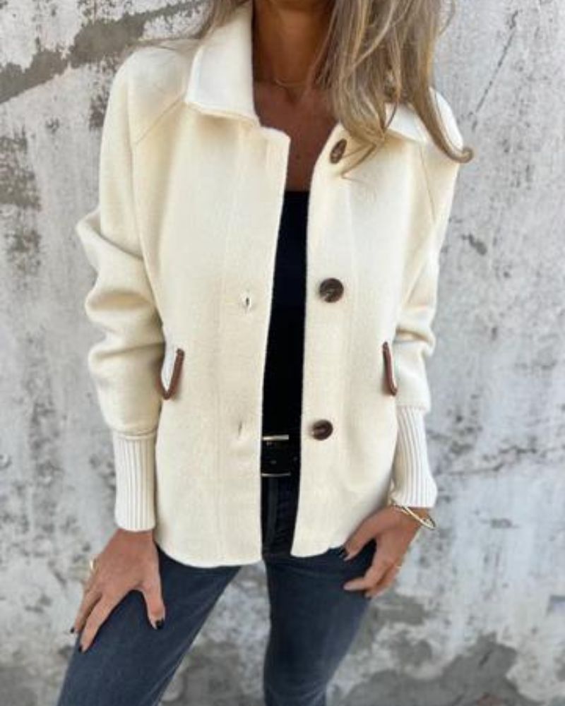 WW | Lässige Revers Einreiher Jacke