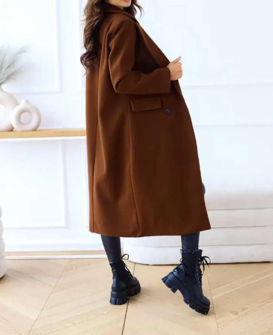 WW | Lange Elegante Taillierte Trenchcoat Für Damen | Perfekt Für Herbst Und Winter