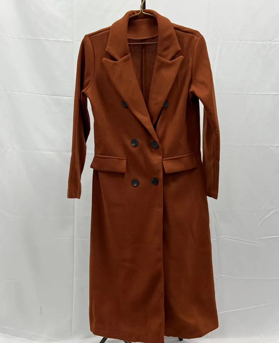 WW | Lange Elegante Taillierte Trenchcoat Für Damen | Perfekt Für Herbst Und Winter