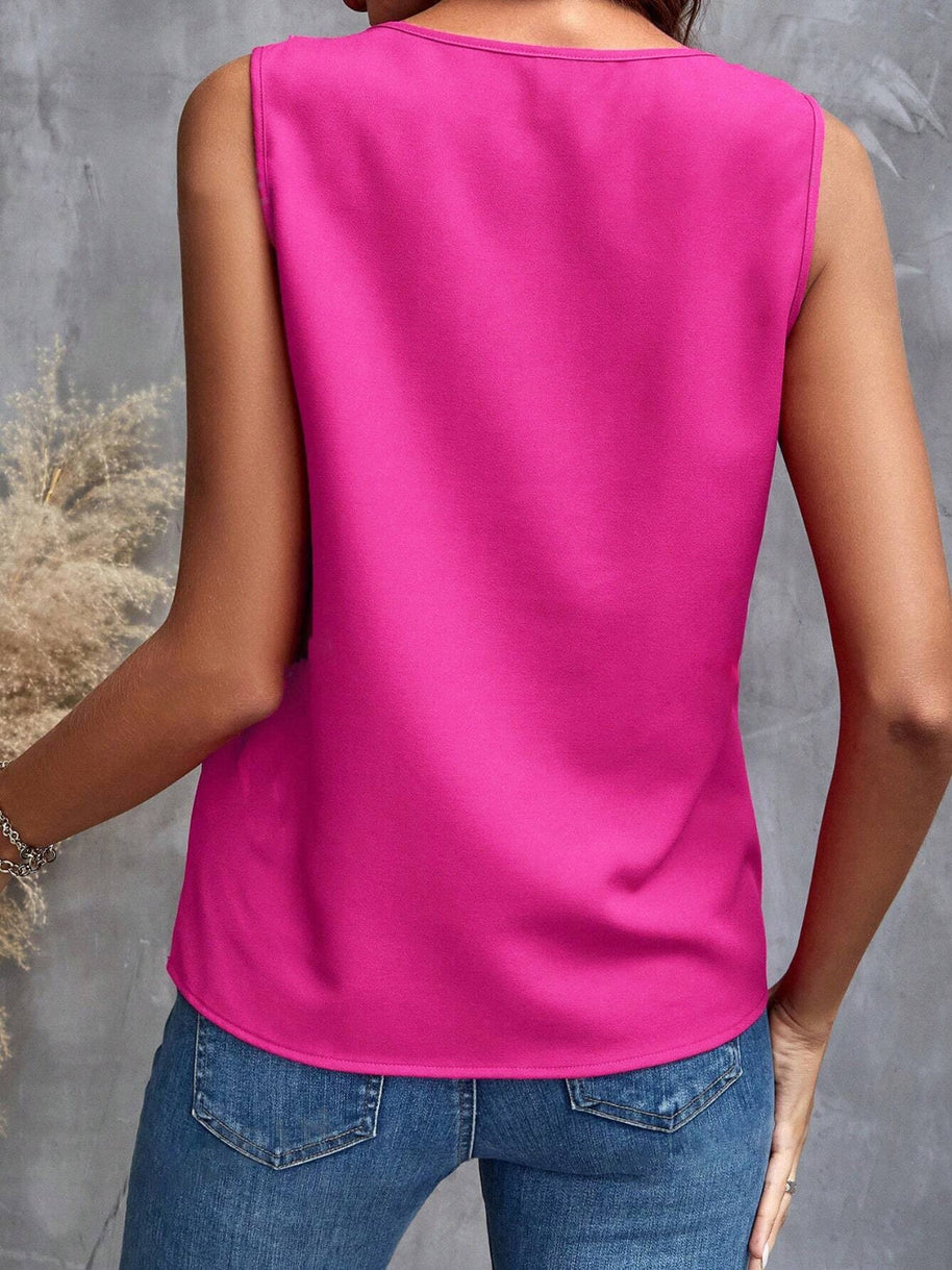 WW | Rüschenshirt mit V-Ausschnitt